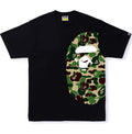 A BATHING APE ABC CAMO SIDE BIG APE HEAD TEE