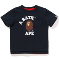 A BATHING APE BAPE KIDS BABY MILO COLLEGE REVERSIBLE TEE