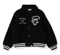 A BATHING APE Ladies' A BATHING APE MELTON VARSITY JACKET