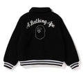 A BATHING APE Ladies' A BATHING APE MELTON VARSITY JACKET