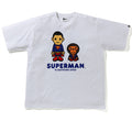 A BATHING APE BAPE x DC BABY MILO SUPERMAN RELAXED TEE