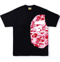 A BATHING APE ABC CAMO SIDE BIG APE HEAD TEE