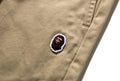 A BATHING APE ONE POINT WIDE FIT CHINO SHORTS