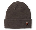 A BATHING APE APE HEAD ONE POINT KNIT CAP