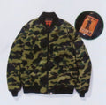 A BATHING APE 1ST CAMO NYLON TWILL MA-1 JACKET