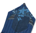 A BATHING APE SAMURAI INDIGO FULL ZIP HOODIE