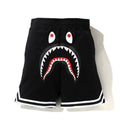 A BATHING APE SHARK BASKETBALL SWEAT SHORTS