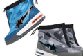 A BATHING APE HONEYCOMB CAMO ZIP ROAD STA