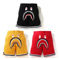 A BATHING APE SHARK BASKETBALL SWEAT SHORTS