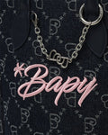 A BATHING APE Ladies' BAPY MONOGRAM JACQUARD SHOULDER BAG
