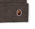 A BATHING APE APE HEAD ONE POINT KNIT CAP