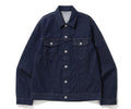A BATHING APE INDIGO TIGER SHARK JACKET - happyjagabee store