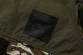 A BATHING APE CRAZY CAMO RELAXED MILITARY SHIRT