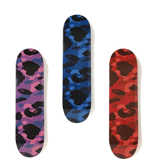 A BATHING APE COLOR CAMO SKATEBOARD - happyjagabee store