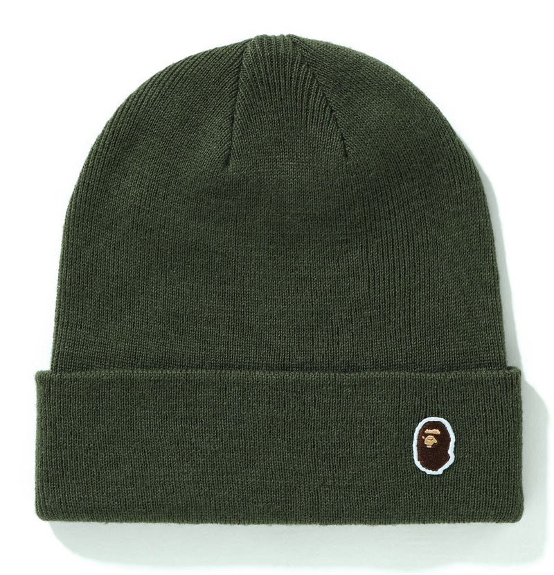 A BATHING APE APE HEAD ONE POINT KNIT CAP
