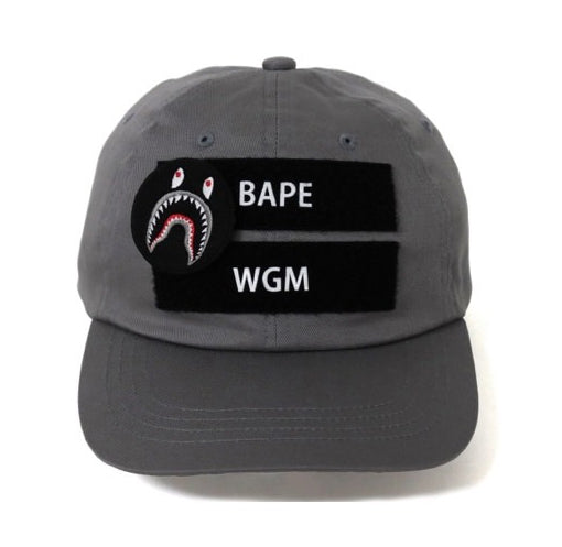 A BATHING APE DETACHABLE SHARK PATCH PANEL CAP