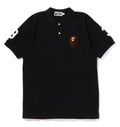 A BATHING APE LARGE APE HEAD POLO