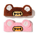 A BATHING APE BAPE KIDS BABY MILO BEAR EAR BOA HAIRBAND