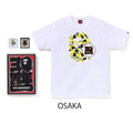 A BATHING APE BAPE STORE JAPAN LIMITED BAPE 30TH ANNIV. APE HEAD TEE SET w/ Pins & Magnet