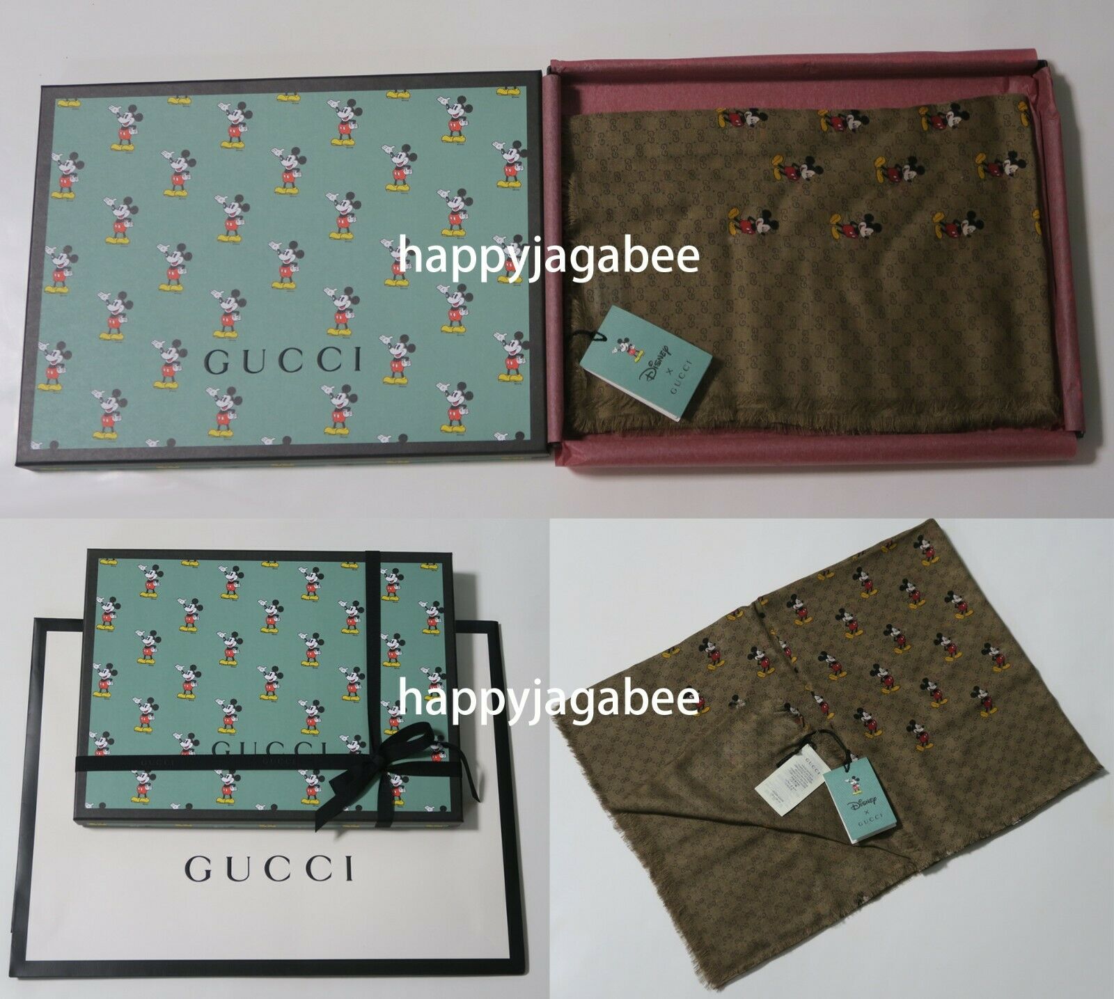 Gucci Disney Mini GG Supreme Card Case