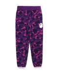 A BATHING APE COLOR CAMO SWEAT PANTS