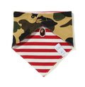 A BATHING APE BAPE KIDS 1ST CAMO BANDANA BIB