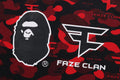 A BATHING APE BAPE x FAZE CLAN HOCKEY L/S TEE