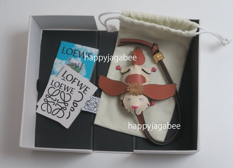 LOEWE x Studio Ghibri Howl's Moving Castle Heen charm in classic calfskin
