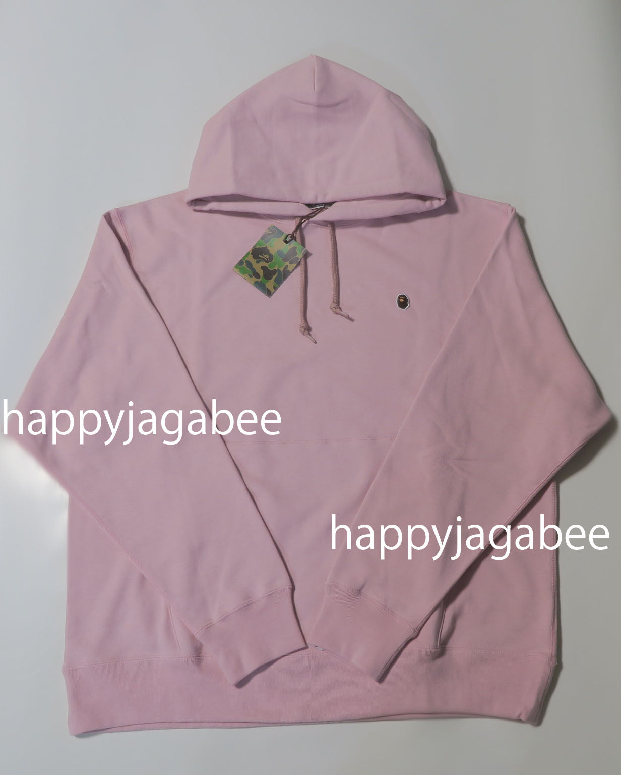 Bape Pink Ape Head One Point Hoodie