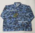 A BATHING APE COLOR CAMO DENIM JACKET