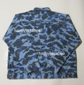 A BATHING APE COLOR CAMO DENIM JACKET