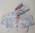 A BATHING APE Ladies' NEW MULTI CAMO CROPPED SHARK FULL ZIP HOODIE