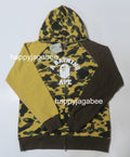 A BATHING APE 1ST CAMO CRAZY COLLEGE FULL ZIP HOODIE