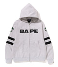A BATHING APE FOOTBALL RELAXED FULL ZIP HOODIE