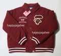 A BATHING APE Ladies' A BATHING APE MELTON VARSITY JACKET