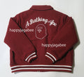 A BATHING APE Ladies' A BATHING APE MELTON VARSITY JACKET