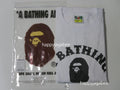 A BATHING APE APE CROSSBONE COLLEGE TEE