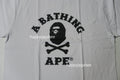 A BATHING APE APE CROSSBONE COLLEGE TEE