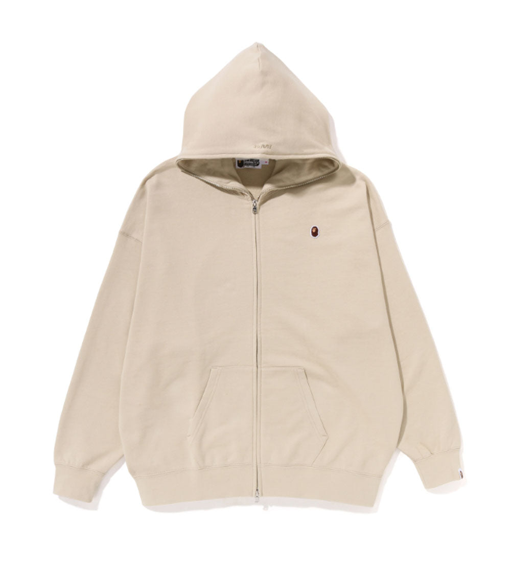 A BATHING APE Ladies' APE HEAD ONE POINT OVERSIZED FULL ZIP HOODIE