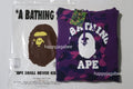 A BATHING APE COLOR CAMO COLLEGE CUTTING RELAXED FIT HOODIE