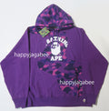 A BATHING APE COLOR CAMO COLLEGE CUTTING RELAXED FIT HOODIE