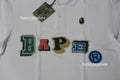 A BATHING APE MULTI FONTS RELAXED FIT POLO