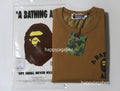A BATHING APE SMOOTH COLLEGE RELAXED FIT TEE