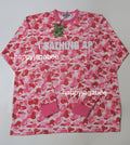 A BATHING APE ABC CAMO MESH RELAXED L/S TEE