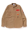 A BATHING APE BAPE RELAXED BOYSCOUT SHIRT