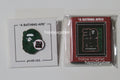 A BATHING APE BAPE STORE JAPAN LIMITED BAPE 30TH ANNIV. APE HEAD TEE SET w/ Pins & Magnet