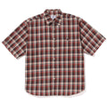 A BATHING APE NIMI BAPE CHECK LOOSE FIT S/S SHIRT
