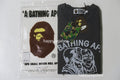 A BATHING APE PIGMENT DYED GENERAL BAPE RELAXED FIT TEE