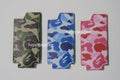 A BATHING APE ABC CAMO LEATHER LIGHTER CASE