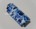 A BATHING APE ABC CAMO LEATHER LIGHTER CASE